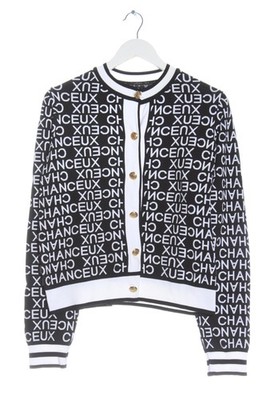 RIVER ISLAND Cardigan Damen Jacke Gr. DE 40 schwarz-weiß Casual-Look