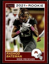 Rashod Bateman 2021 Panini Chronicles Draft Picks #69 Minnesota Golden Gophers