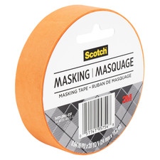 Scotch Expressions Masking Tape: 0.94 in. x 60 ft. Tangerine Orange 