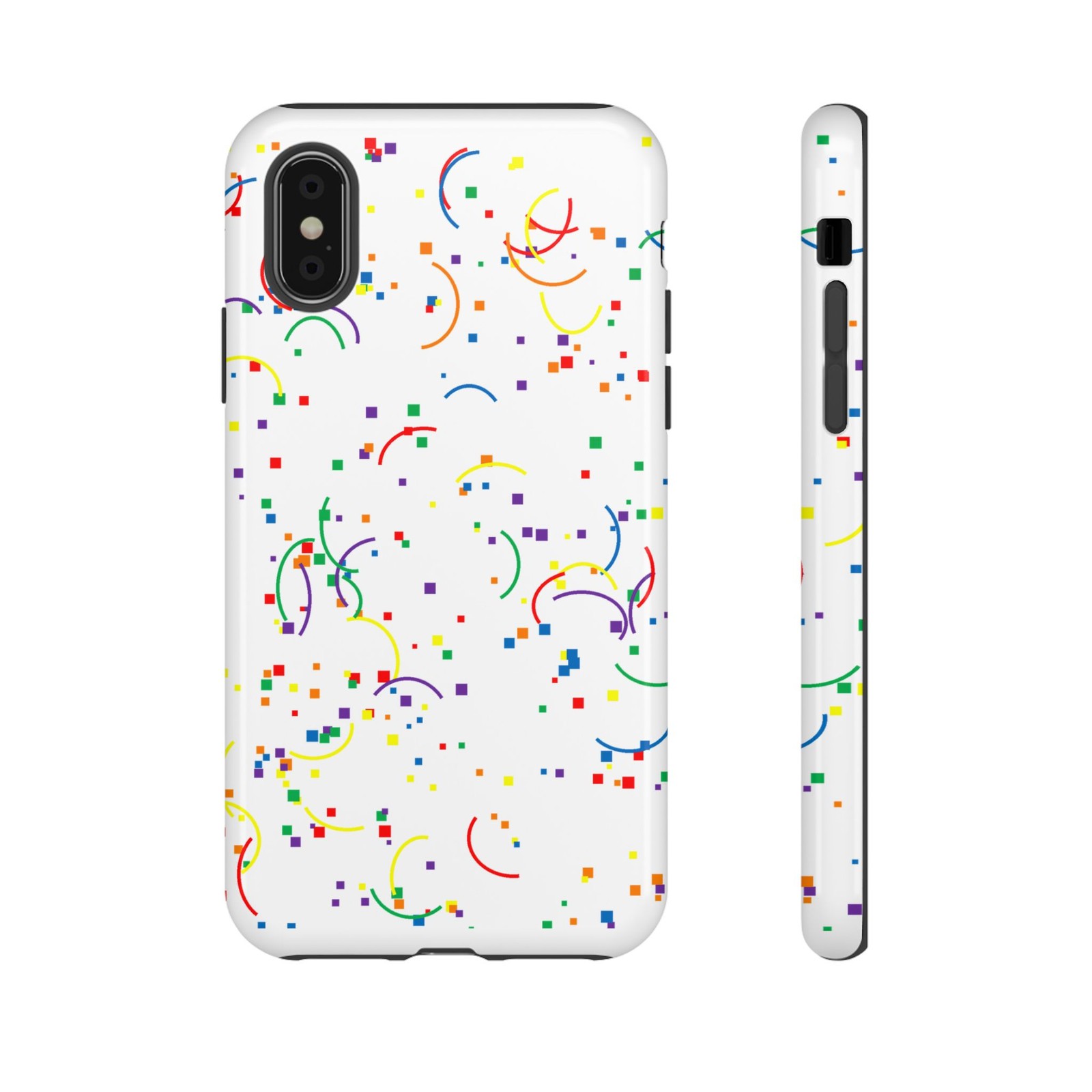 Colorful Confetti Pattern Phone Case | Tough Cases