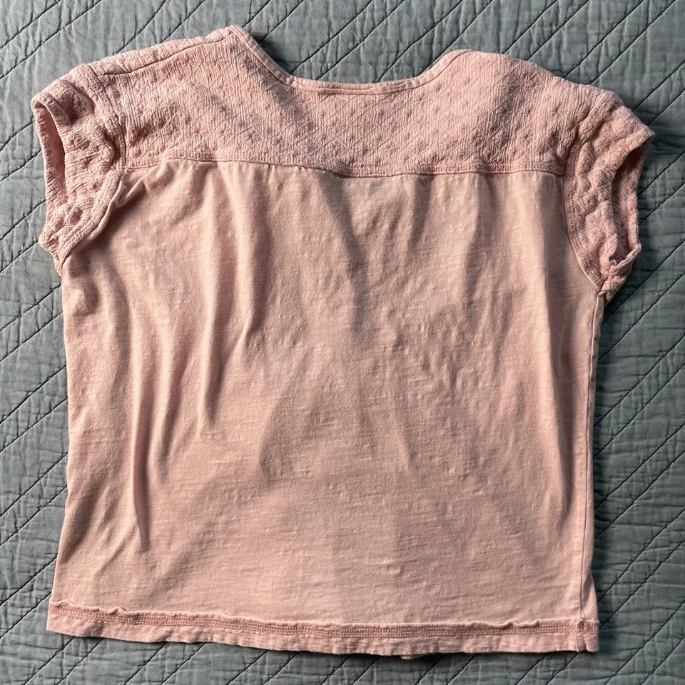 Топ женский Knox Rose размер Small румяна розовый вышивка North Star хлопок изящный - Изображение 4 из 4