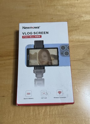 Newmowa Phone Vlog Selfie Monitor Screen, Magnetic Phone Holder Clip PH01 MAXNMW