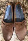 Peter Millar Handsewn Leather Penny Loafer Men's Size 9 W Brown MSRP $375 — photo 1