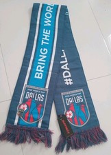 New RUFFNECK knit soccer scarf "Let's Bring the 2026 World Cup to Dallas"