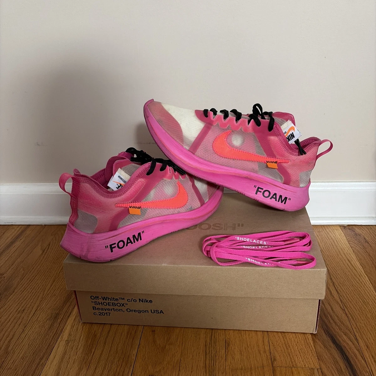 THE TEN NIKE ZOOM FLY OFF WHITE PINK 【公式通販】