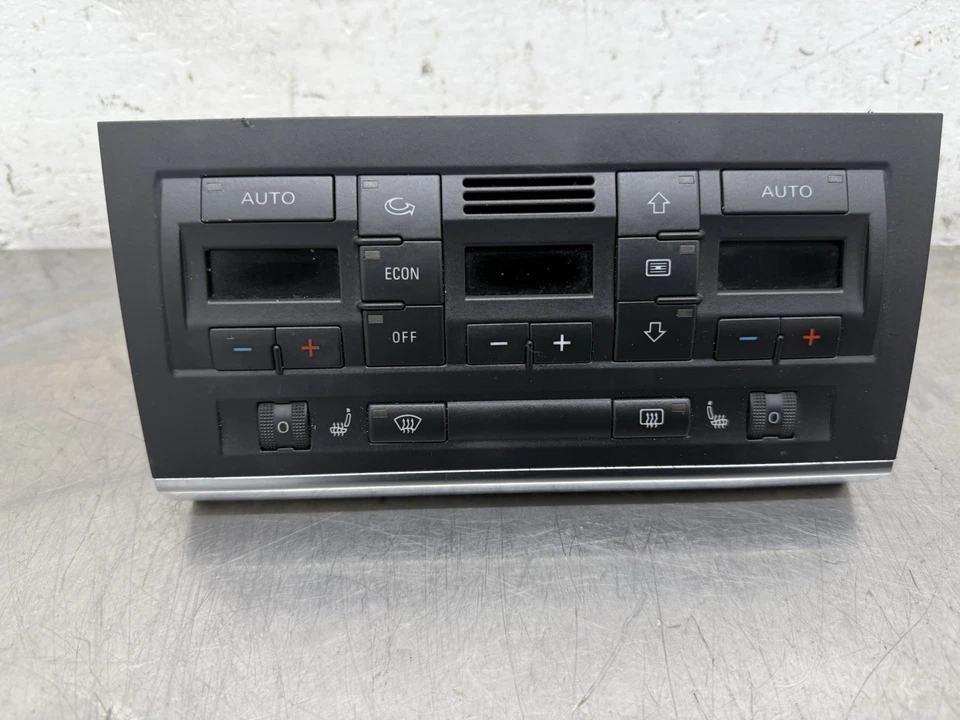 Audi S4 RS4 B7 Double Din Climate Heater Control Panel 8E0820043BK 2006 - Image 2 of 4