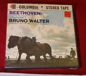 BEETHOVEN "Symphony #6" BRUNO WALTER - (Pastorale)RARE Sealed Reel To Reel Tape 