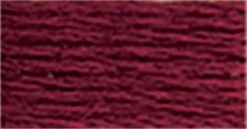 DMC 115 5-814 Pearl Cotton Skein Size 5 27.3yd-Dark Garnet