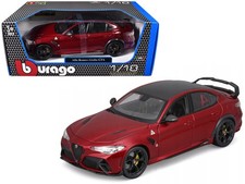 Alfa Romeo Giulia GTA Red Metallic with Carbon Top 1/18