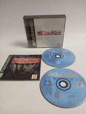 Metal Gear Solid Playstation PS1 Black Label - CIB W/ Manual