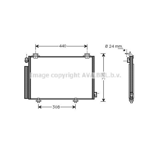 Kondensator Klimaanlage FüR Toyota Yaris SCP1_ NLP1_ NCP1_ _P1_-image