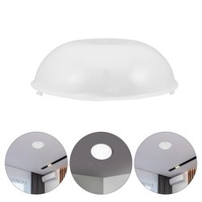 Fire Emergency Light Shade Round Lampshade Plastic Apartment Cover Ceiling