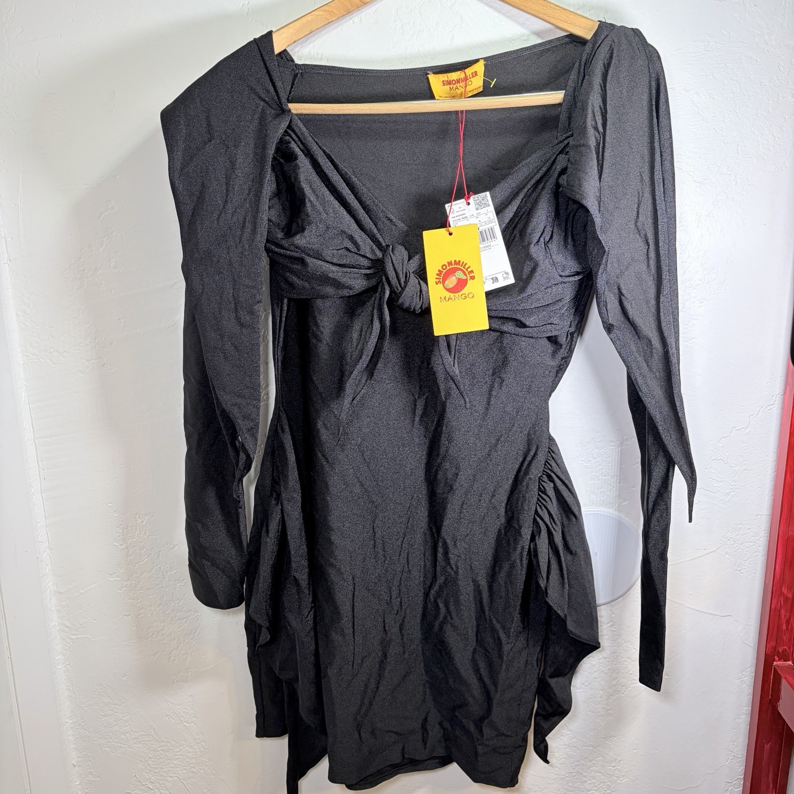 NWT Simon Miller x Mango Mini Dress SZ 8 Fairy Core Goth Whimsical Dark Feminine