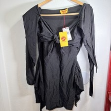 NWT Simon Miller x Mango Mini Dress SZ 8 Fairy Core Goth Whimsical Dark Feminine