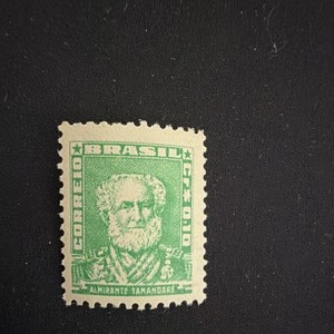 Brazil 200 Green Correio Aereo Postage Stamp Almirante Tamandaré