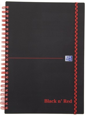 Oxford Black n' Red Collegeblock DIN A5 liniert PP 70 Blatt