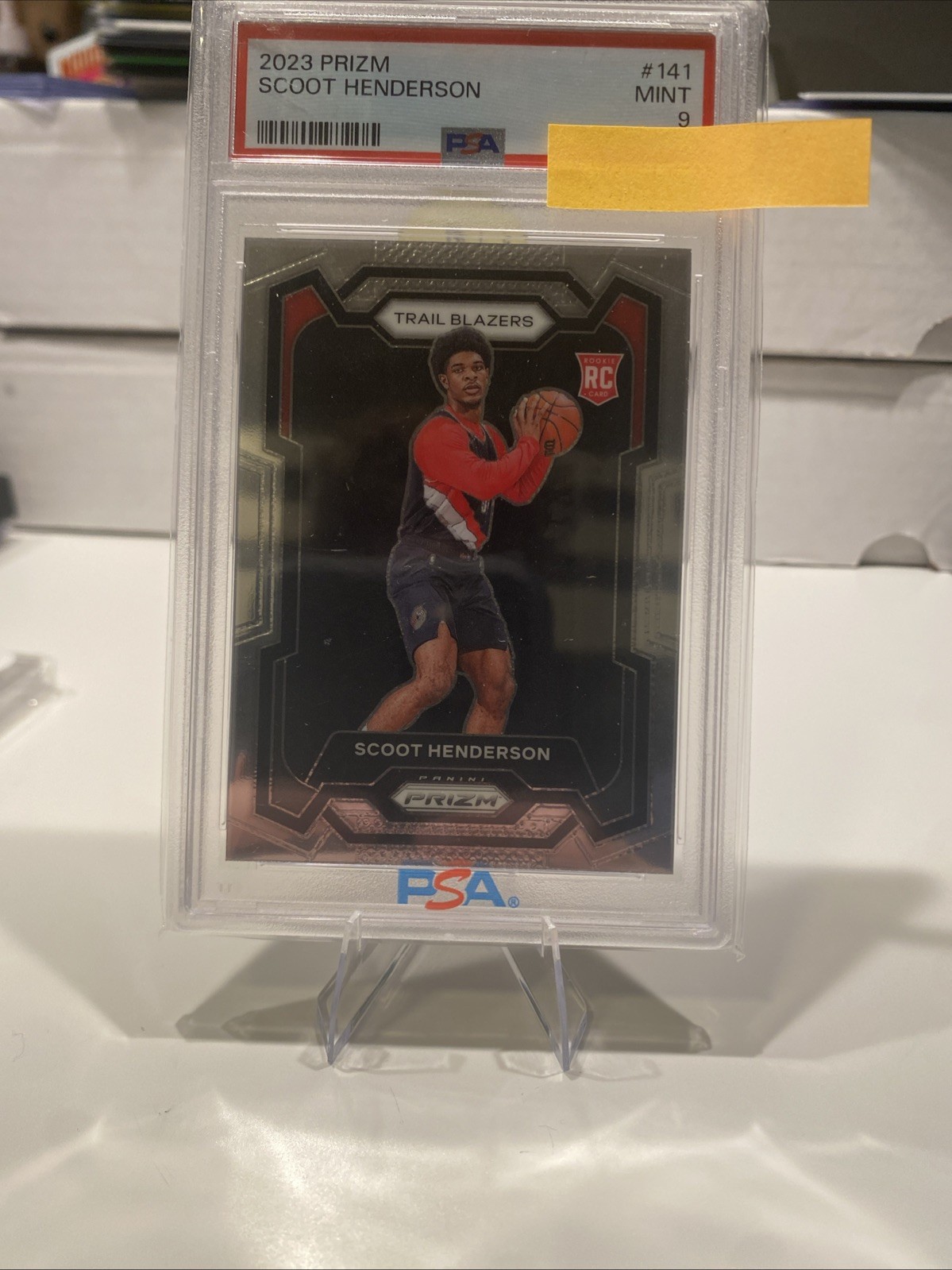 2023-24 Panini Prizm - Scoot Henderson #141 Silver Prizm (RC) Grade-9