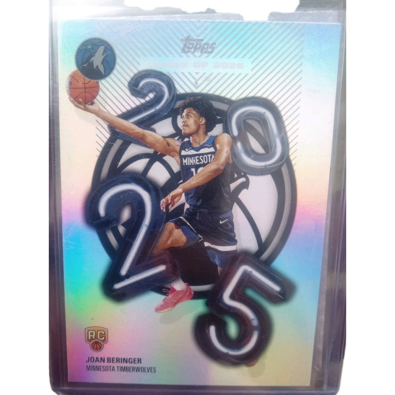 2025-26 Topps Joan Beringer Class Of 2025 C25-17 SSP MIN Timberwolves CASE HIT