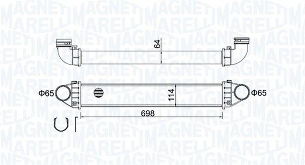 Magneti Marelli 351319204210 LadeluftküHler FüR MERCEDES-BENZ-image