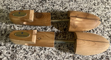 Nordstrom Wood Shoe Trees 2 Mens Wooden Cedar Inserts Clean Size 11