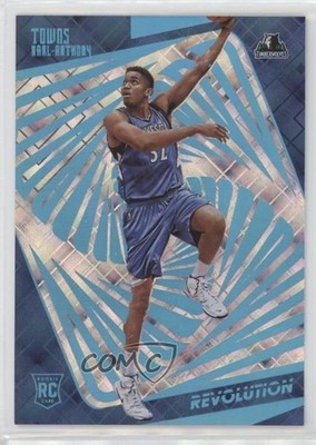 2015 Panini Revolution Rookies Cosmic /100 Karl-Anthony Towns #118 Rookie RC h8k