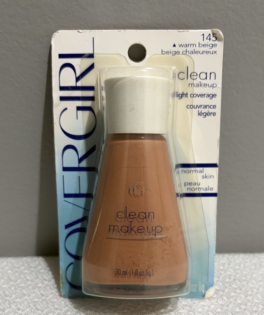 Covergirl Clean Makeup Normal Skin, #145 Warm Beige, 1 fl oz - New Old ...