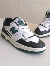 New Balance 550 Scarpe da Ginnastica Bianco Verde Nero Pelle BB550LE1 Uomo UK 6 EU 39,5 