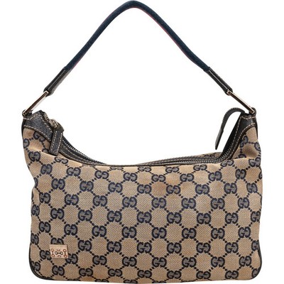 Gucci Monogram GG Canvas Pochette Shoulder Bag Tasche