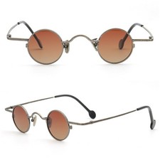 Retro Nerd Men Small Round Polarized Sunglasses Women UV400 Sun Glasses Driving
