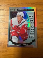 2015-16 Dylan Larkin O-Pee-Chee Marquee rookie foil hockey card #U20 - Red Wings