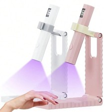 Nail Light - Rechargeable UV Lamp for Gel Nails Art - Portable Desk Stand