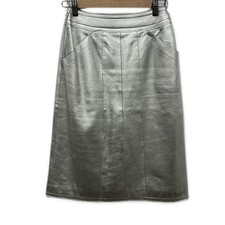 CHANEL - P14247 Silver Women's Skirt