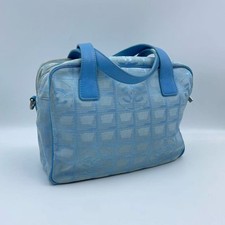 Authentic Chanel New Travel Line small Boston handbag