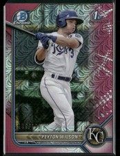 2022 Bowman #BCP-85 Peyton Wilson Chrome Prospects Mojo Pink Refractors #/199
