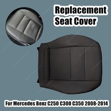 2008-2014 Fits Mercedes Benz C300 350 Driver Bottom Leather Seat Cover Black 2008-2014 Fits Mercedes Benz C300 350 Driver Bottom Leather Seat Cover Black