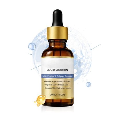 Gloramd Liquid Solution, Anti-Aging-Serum-Essenzöl mit Peptid und Kollagen