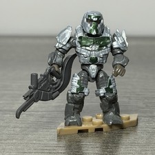 Figura Mega Bloks Construx Halo Challenger Series Barished Brute Silver Green