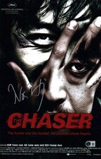 Director Na Hong Jin Signed CHASER 11x17 Poster Photo Korean Horror BAS COA