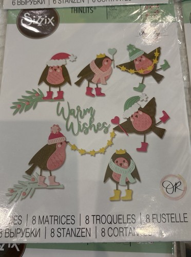 Sizzix Thinlits Holiday Christmas Snowmen, Oven, Gingerbread Home & More New - Bild 5 von 8