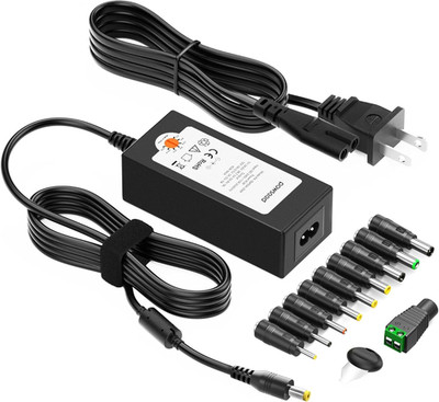 Universal AC Adapter 45W 5V 6V 7.5V 9V 12V 13.5V 15V DC Power Supply 1A 2A 3A fo