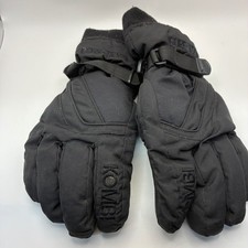 Kombi Gore-Tex Primaloft Insulated Winter Gloves Womens Large Black Leather Palm
