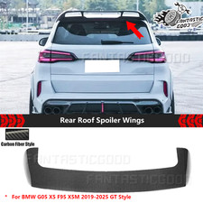For Bmw G05 X5 F95 X5m 2019-2025 Gt Style Painted Carbon Rear Roof Spoiler Wings
