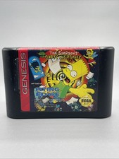 The Simpsons Bart's Nightmare Sega Genesis 1993 Cartridge Only