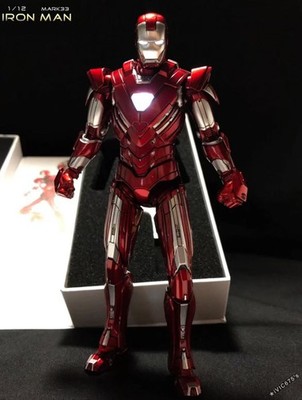 Iron Man COMICAVE MARK33 Silver Centurion MK33 1/12 Figure Action Toy Model Gift