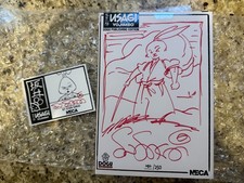 NECA Usagi Yojimbo Dogu Stan Sakai Edition Sketched & Signed Figure TMNT  250