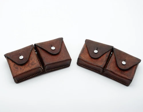 2 SWISS Army SCHMIDT RUBIN RIFLE AMMO POUCH  Switzerland military 1944 WW2 Prex