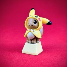 EEVEE IN PIKACHU COSTUME 3D KEYCAP Mechanical Cherry MX Artisan Pokemon Custom