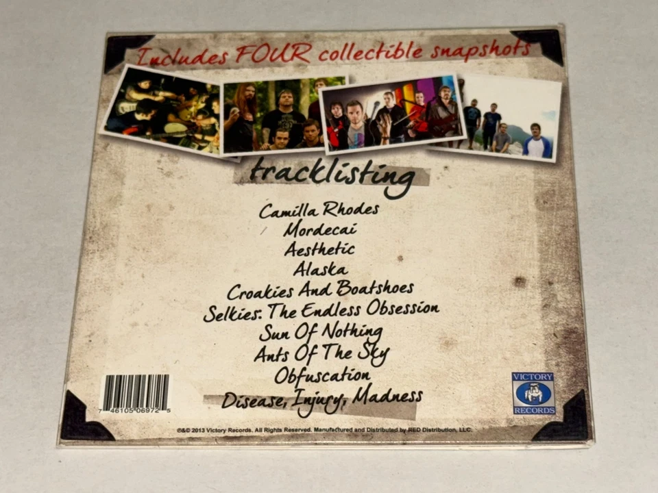 Between the Buried and Me "Snapshot" CD 10 Songs 2013 Victory Records Foto 3 de 4