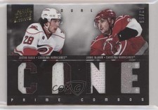 2011 Panini Prime Combos Dual Materials 13/50 Jamie McBain Justin Faulk #20 x5u