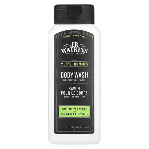 Men's Body Wash, Wintergreen & Spruce, 18 fl oz (532 ml)